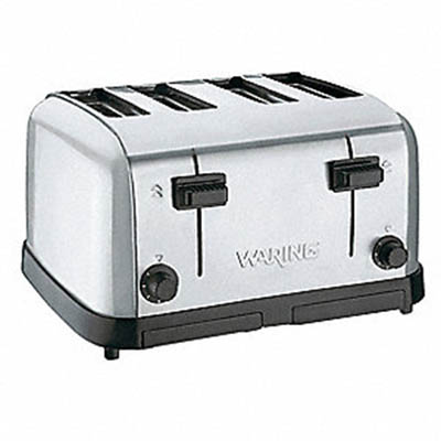 TOASTER 4 WIDE SLOT WARING MED DTY NSF