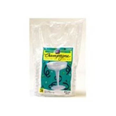 CUP PLAST 4 OZ CHAMPAGNE 2PC