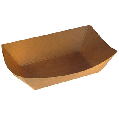 TRAY FOOD PPR 2-1/2LB KRAFT PLAIN