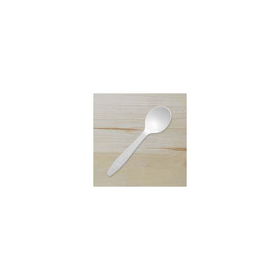 CUTLERY SOUP SPOON CPLA WHITE