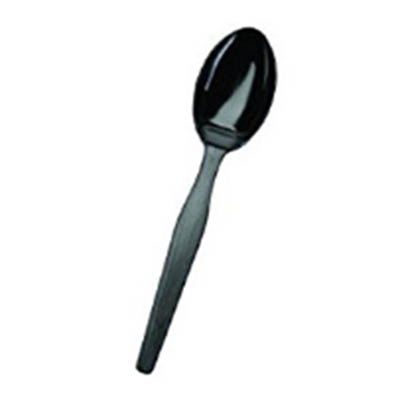 CUTLERY SPOON MWPS BLK PS