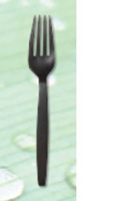 CUTLERY FORK FULL SZ XHVY BLK