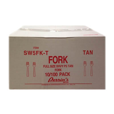 CUTLERY FORK FULL SZ XHVY TAN PS