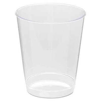 CUP PLAST 8 OZ CLR TUMBLER