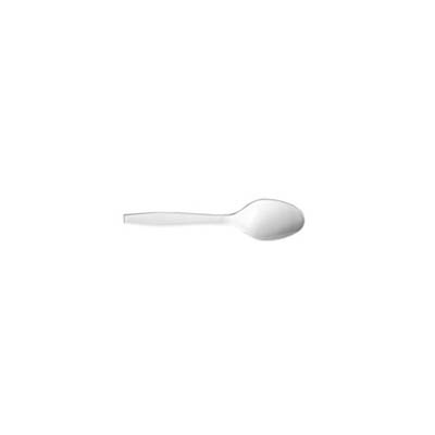 CUTLERY TEASPOON WHT BLK PP 2.5 GRM