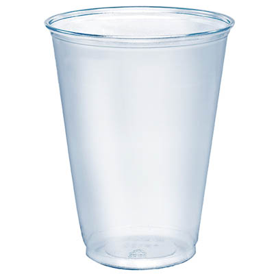 CUP PLAST 10 OZ CLR (PET)