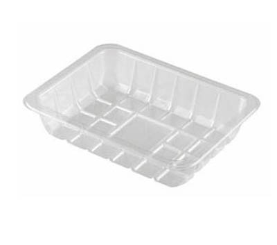 CONT PLAST 1.25 RECT SALAD TRAY