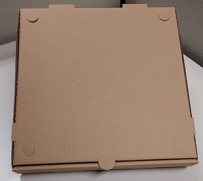 BOX PIZZA 12" 1-5/8" PLAIN KRAFT