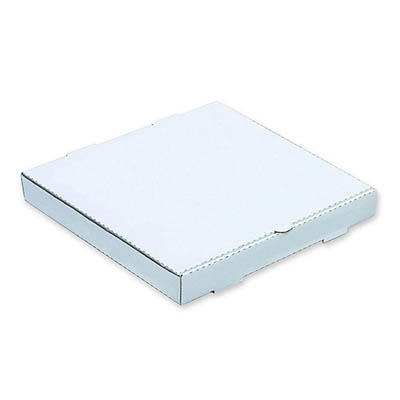 BOX PIZZA 12" PLAIN WHITE 2" DEEP