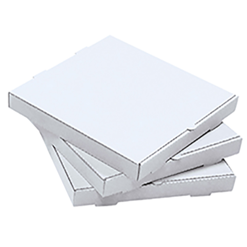 BOX PIZZA 12"PLAIN WHITE/KRAFT 1-5/8 DEP