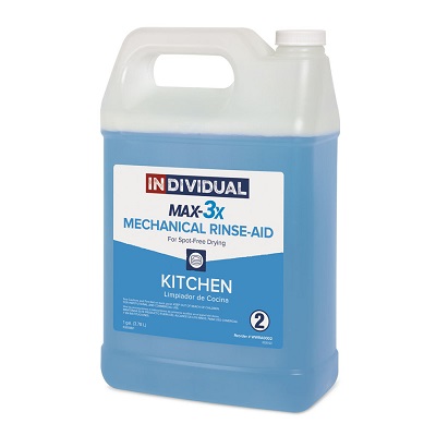 INDIV MAX3X MECHANICAL RINSE-AID GL 2/CS