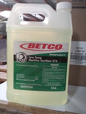 INDIV MACHINE SANITIZER CHLORINE LOW TEM