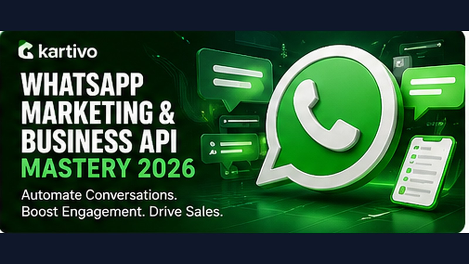 WhatsApp Marketing & Business API Mastery 2026 course thumbnail