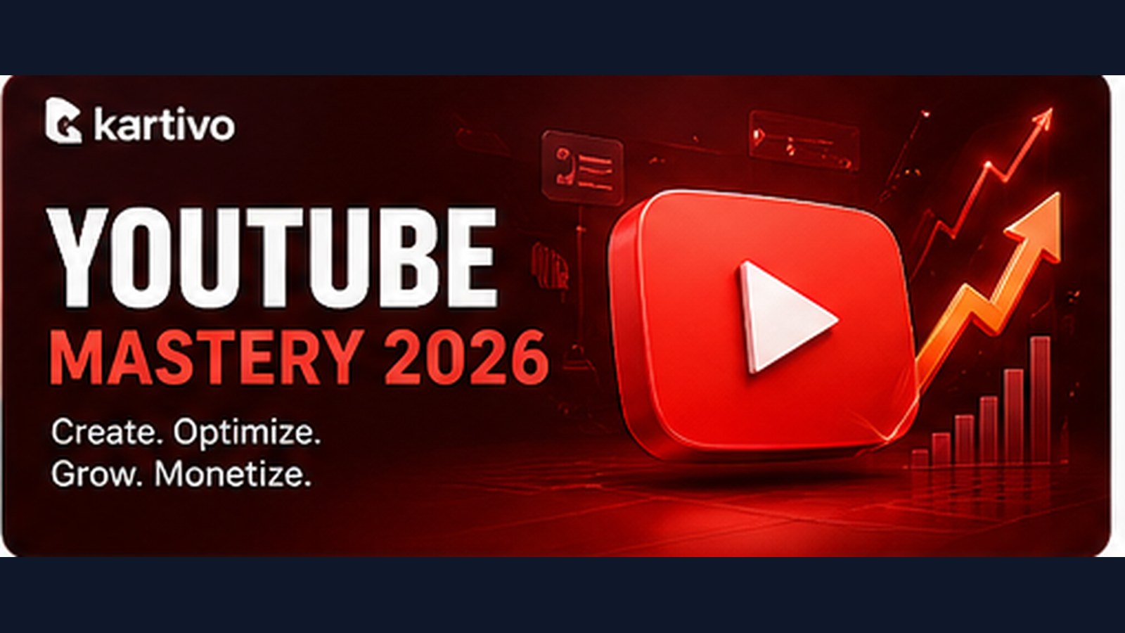 YouTube Mastery 2026 course thumbnail