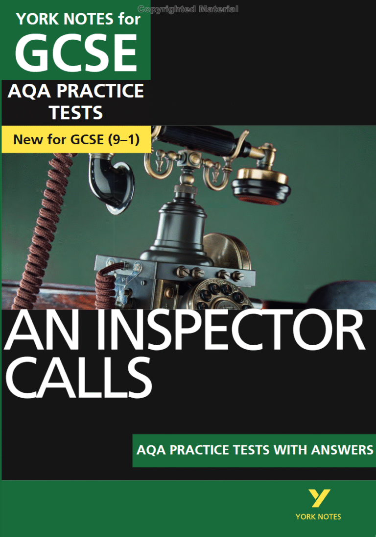 York Notes For Gcse Aqa Practice Tests An Inspector Calls