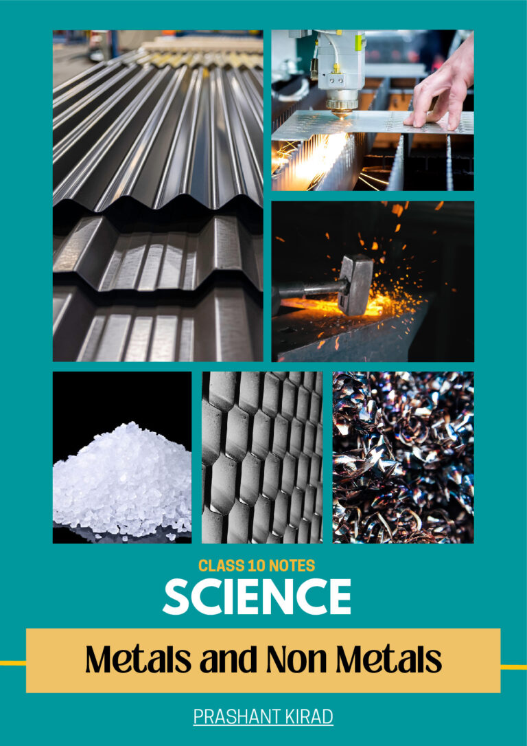 Metals and Non-Metals – Short Notes (Prashant Kirad)