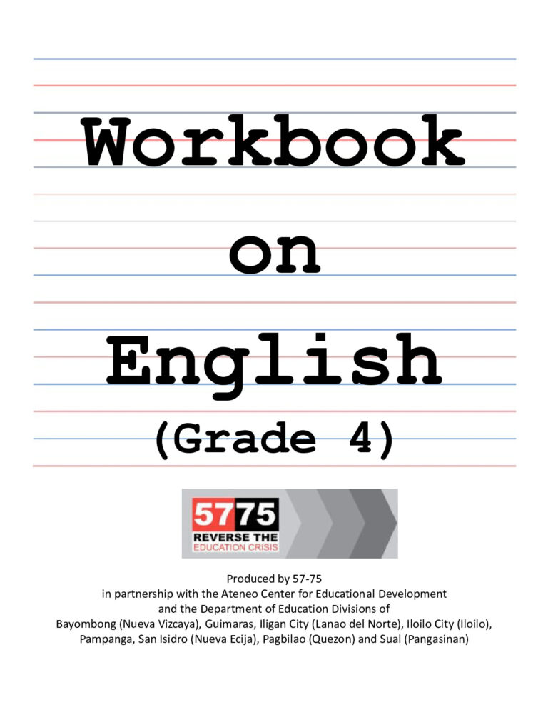Workbook English 4 PDF