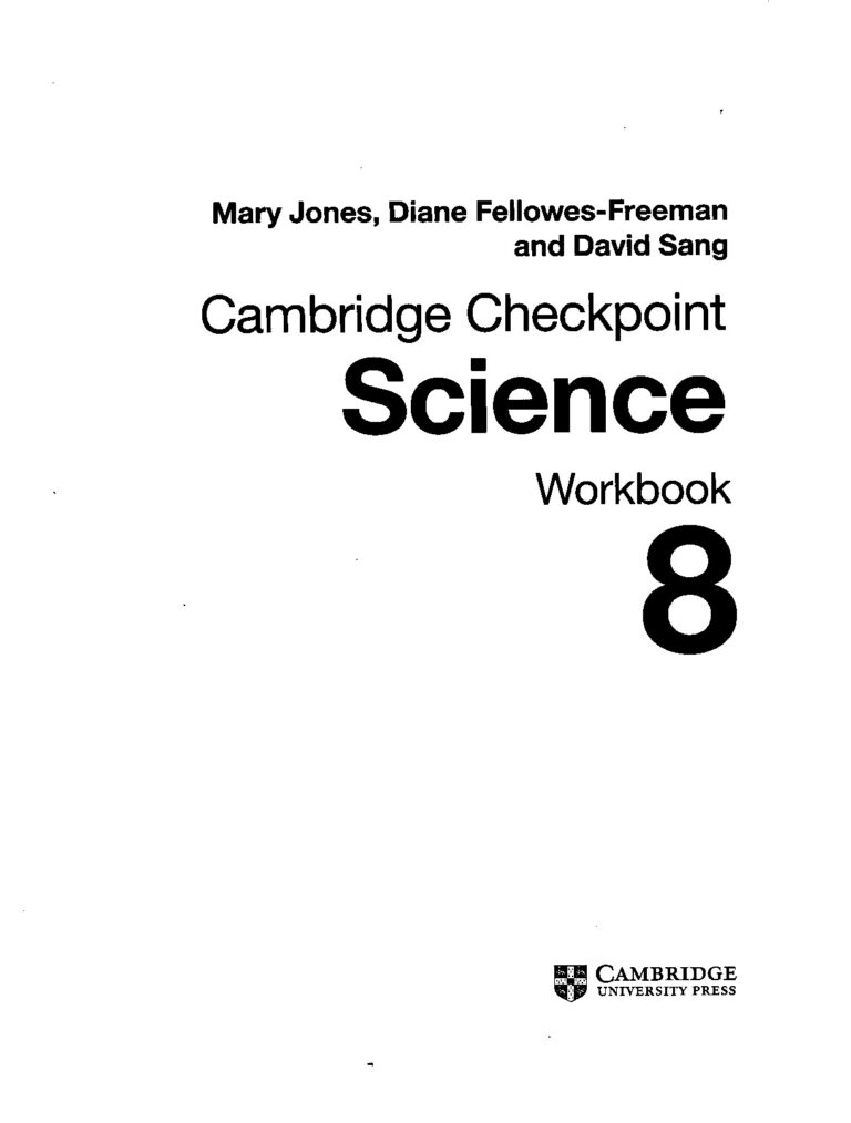 Cambridge Checkpoint Science 8 Workbook – 1661001748
