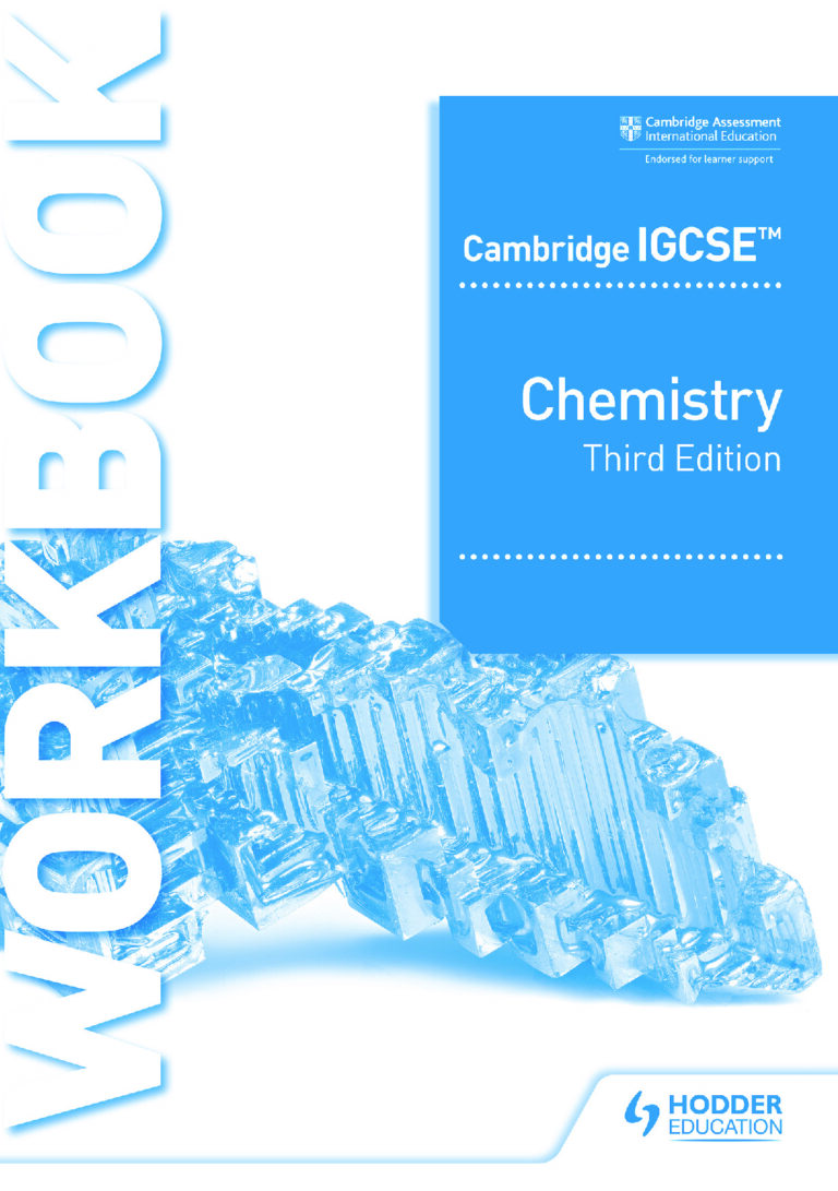 Cambridge IGCSE (TM) Chemistry Workbook 3rd Edition (Bryan Earl, Doug Wilford)