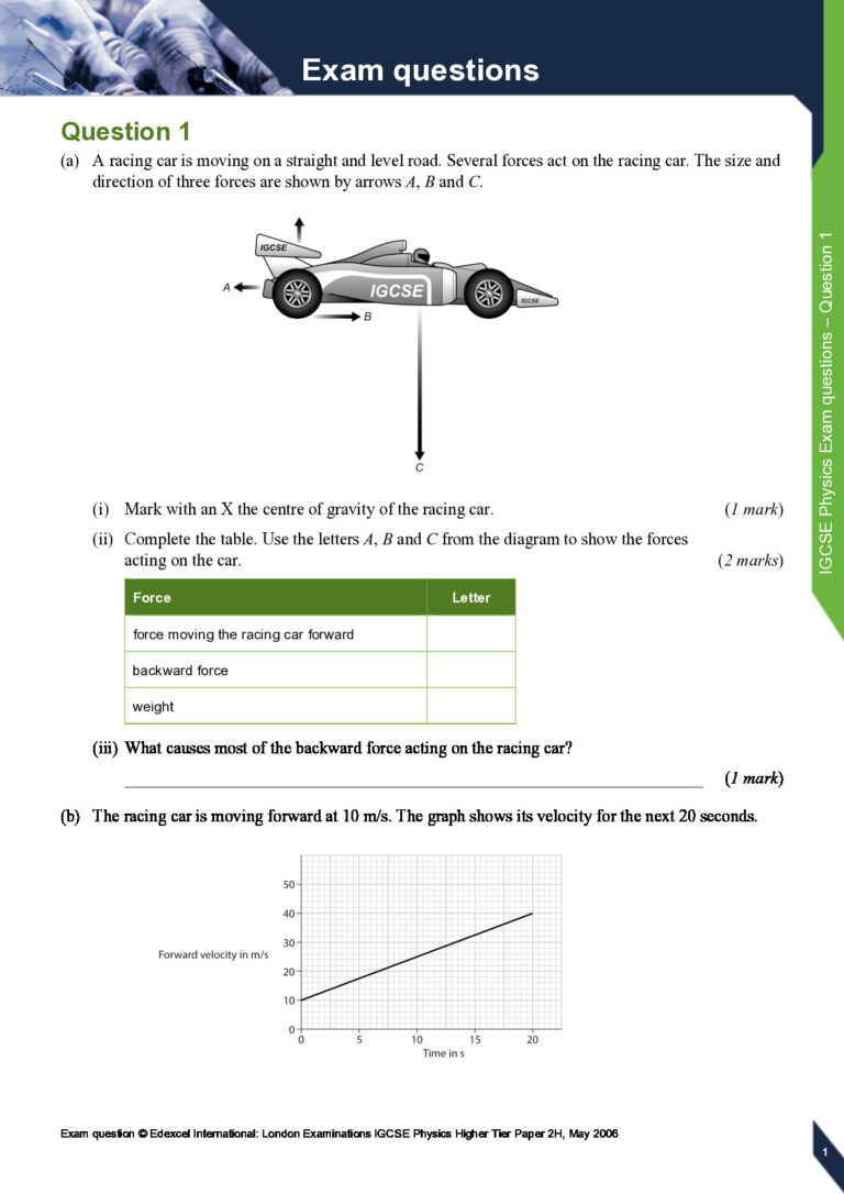 IGCSE Physics Revison Question Bank