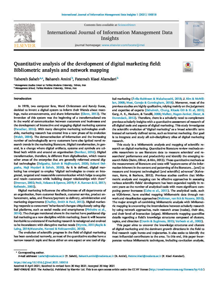 Bibliometric Analysis