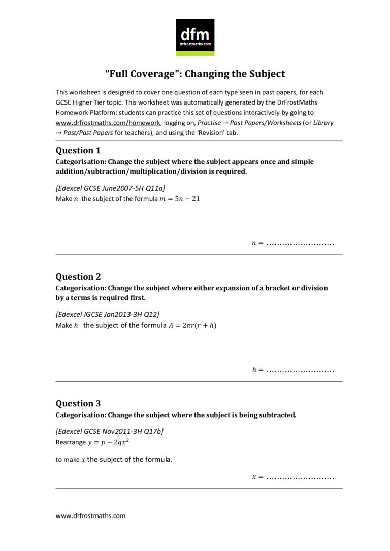 Past Papers