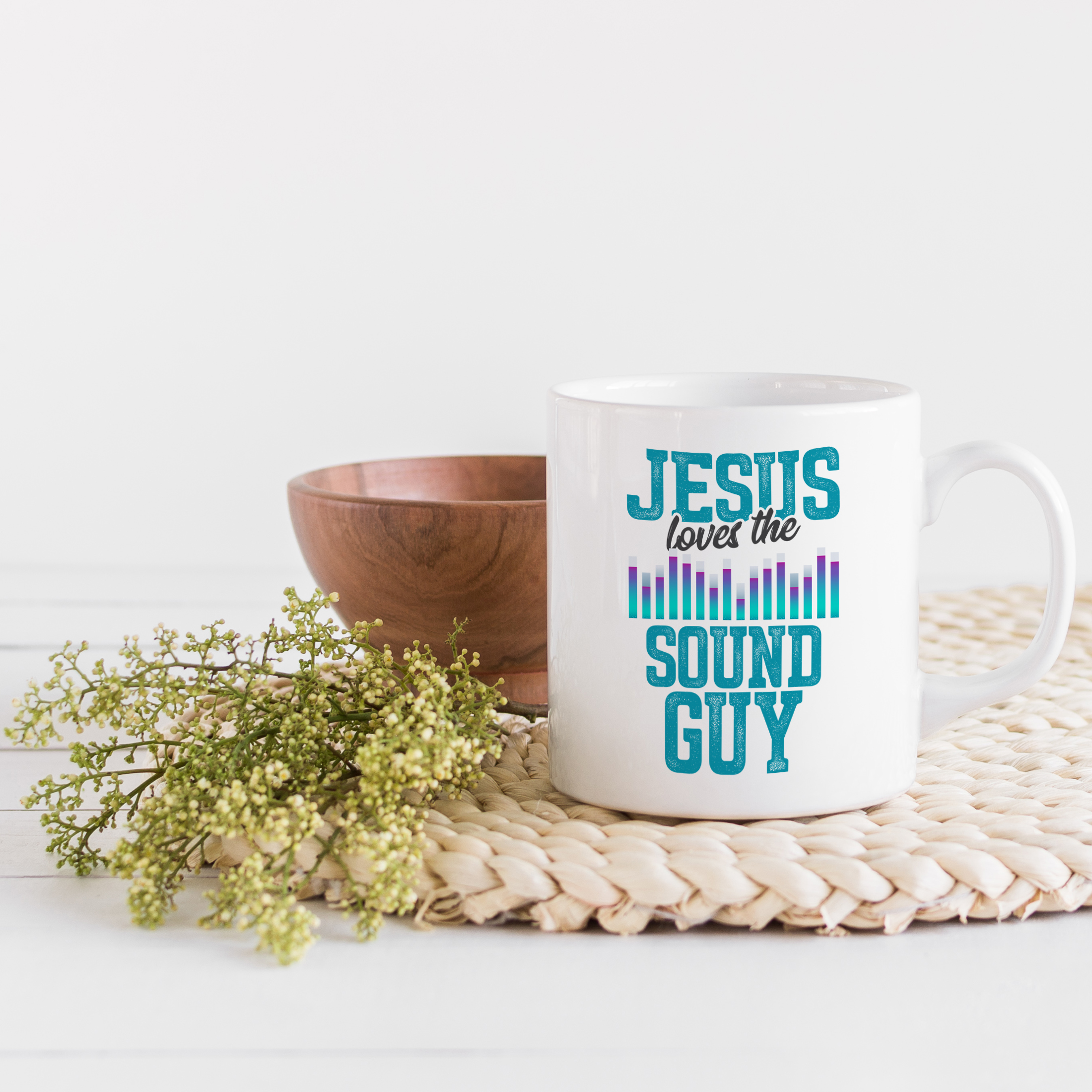 Jesus Loves the Sound Guy Coffee & Tea Gift Mug