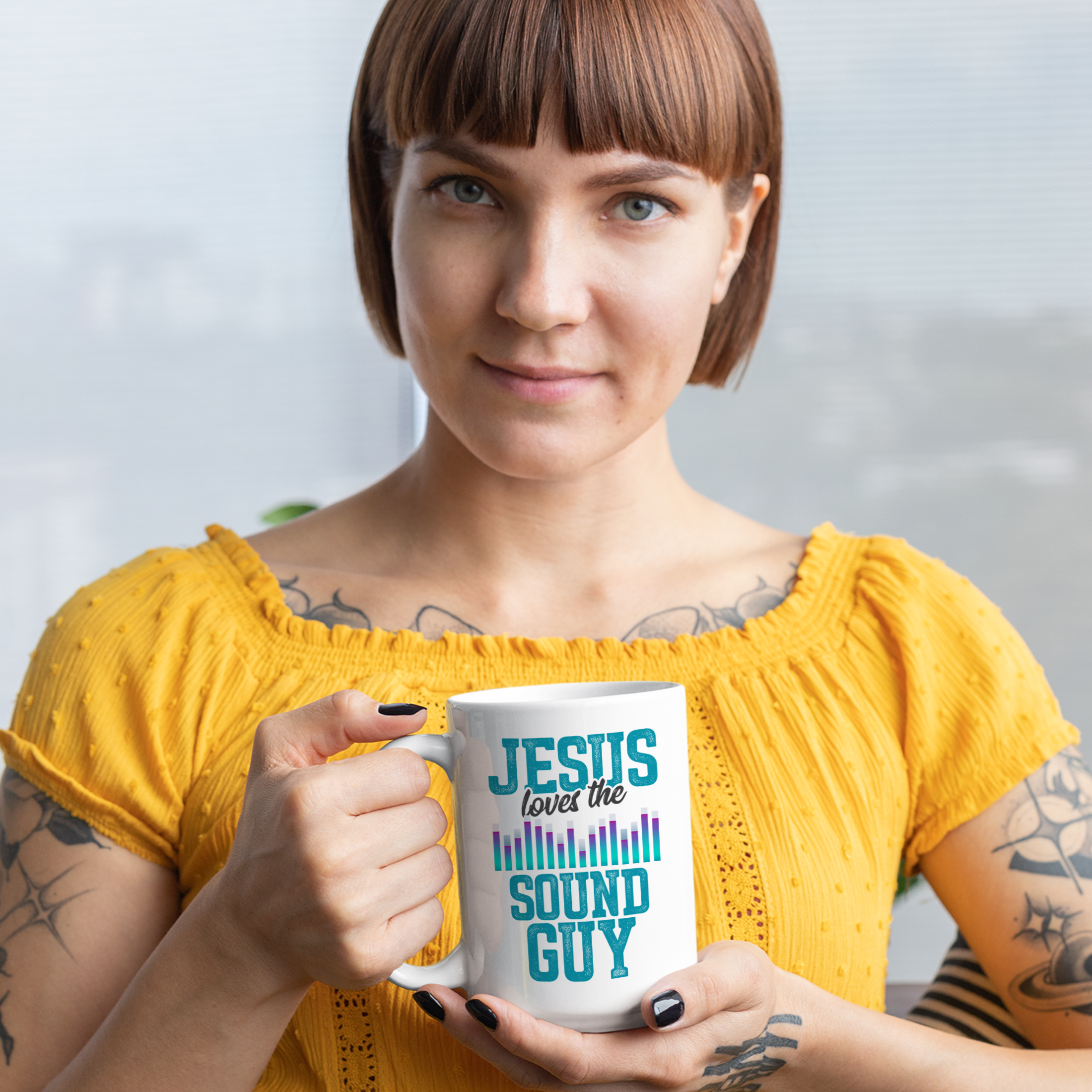 Jesus Loves the Sound Guy Coffee & Tea Gift Mug