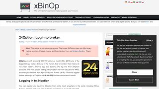 24Option: Login to broker | x Binary Options - xBinOp.com