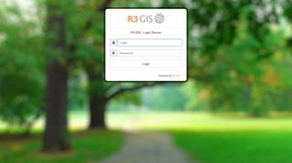 R3 GIS - Login Secure