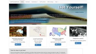List Yourself! -- Your Free 411 Directory Assistance Listing