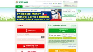 SEVEN BANK English Site | Seven Bank