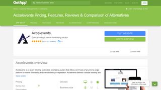Accelevents Pricing, Features, Reviews & Comparison of ... - GetApp