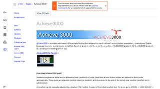 Achieve3000: Lawrence Township Technology Resources