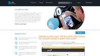 Update or view your “My Account” information for Actsoft Comet ...