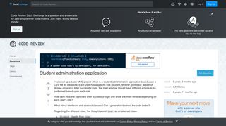java - Student administration application - Code Review Stack Exchange