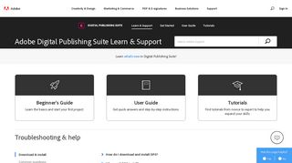 Adobe Digital Publishing Suite Learn & Support - Adobe Help Center