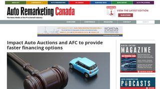 Impact Auto Auctions and AFC to provide faster financing options ...