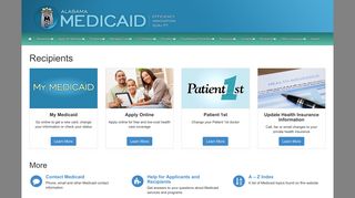 Recipients - Alabama Medicaid
