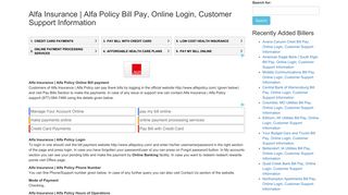 Alfapolicy Com Login And Support