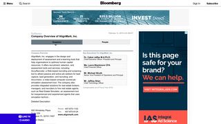 AlignMark, Inc.: Private Company Information - Bloomberg