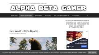 New World – Alpha Sign Up | Alpha Beta Gamer