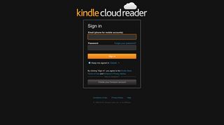 Kindle Cloud Reader
