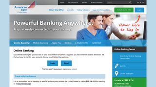 American First Credit Union > What We Offer > Online Services ...