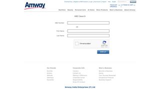 ABO Distributor Search | Amway India