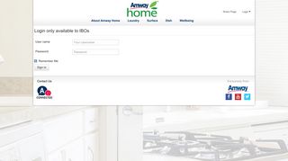 Log in - Amway Home® | Amway Online