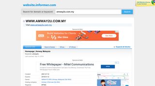 Amway2u Login And Support