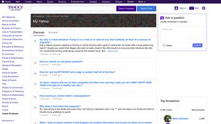 My Yahoo | Yahoo Answers