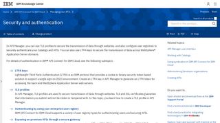 Authentication in IBM API Connect for IBM Cloud