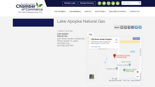 Lake Apopka Natural Gas | Utilities | Oil & Gas - Apopka Area ...